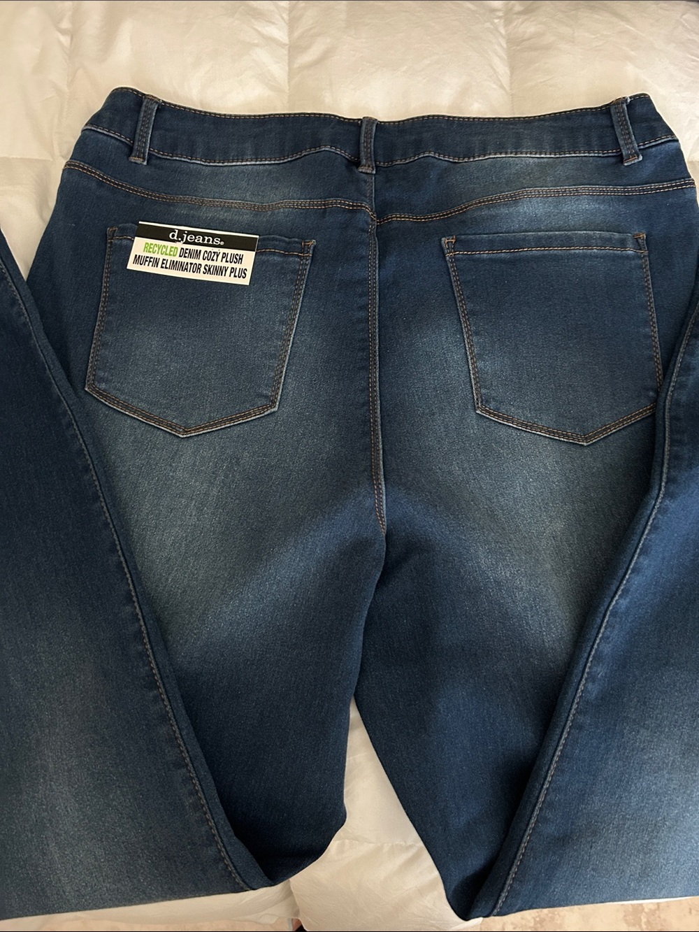 d. jeans Stretch Skinny Jeans
Super dark rinse blue, super soft black dark hope - Picture 2 of 11